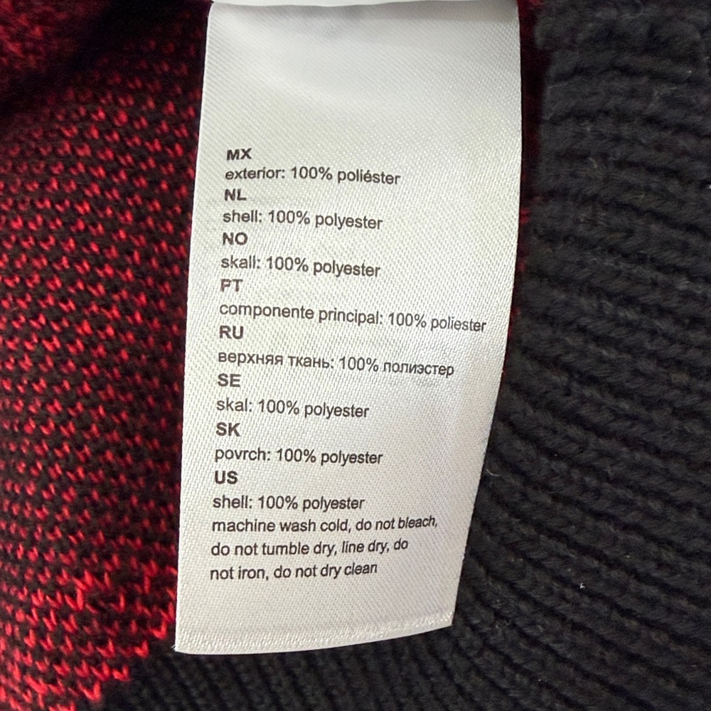 WESC,Size XL,Black Sweater with Red Cherry Pattern - Picture 16 of 17